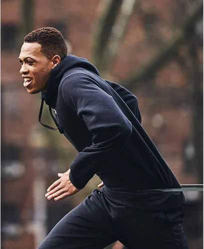 Miniatura 11 de Under Armour - Sudadera Hustle de vellón con capucha para hombre