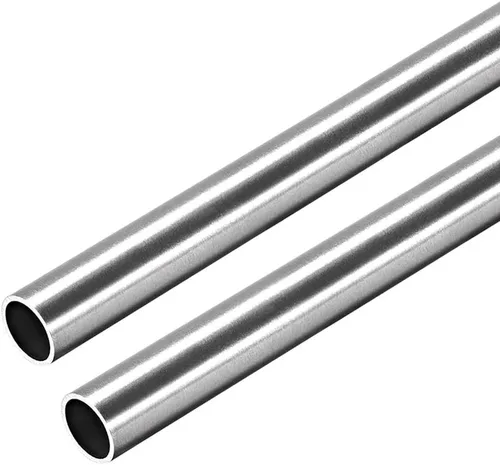 Miniatura 24 de uxcell Tubo redondo de acero inoxidable 304 de 0.236 in de diámetro exterior de 0.016 in de grosor de pared de 9.843 in de longitud, tubo recto sin