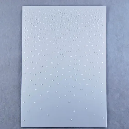 Miniatura 5 de Kwan Crafts Feliz Navidad Snowfall Copo de nieve puntos Fondo de plástico en relieve Carpetas para hacer tarjetas, álbumes de recortes y otras