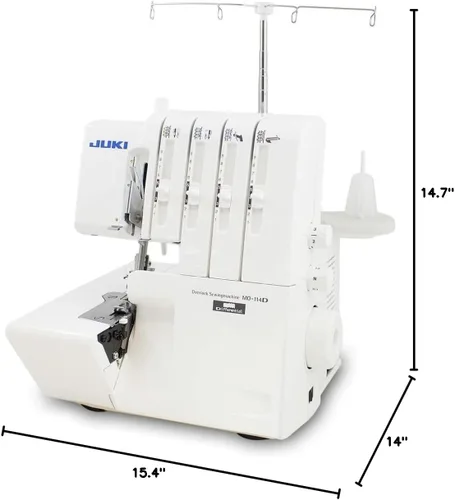 Miniatura 8 de Juki MO-114D 2/3/4 hilo overlock máquina de coser