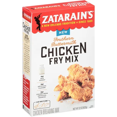 Miniatura 9 de Zatarain's Mezcla para freír pollo con suero de mantequilla sureño, 9 oz