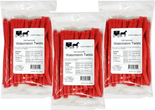Miniatura 7 de Arndts Fudgery Amish Giros de regaliz – Tres paquetes de 16 onzas – Negro