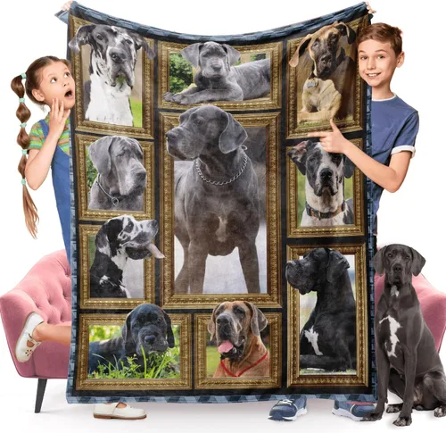 Miniatura 22 de Manta de perro Cocker Spaniel para niños, bonita manta de franela suave y acogedora para niñas y niños, mantas para bebés y niños pequeños