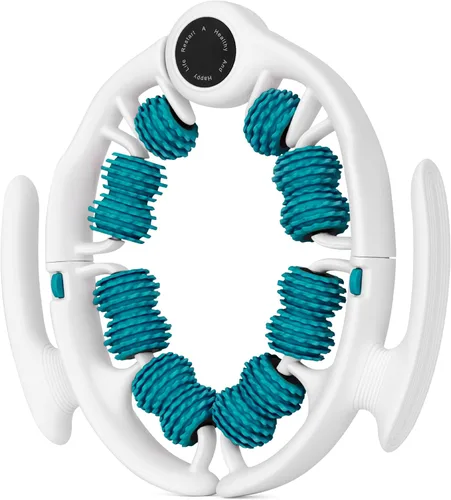 Miniatura 11 de COZLOW Rodillo de masaje para celulitis - Azul - Masajeador anticelulítico con asas de rodillo desmontables para muslos, piernas y glúteos