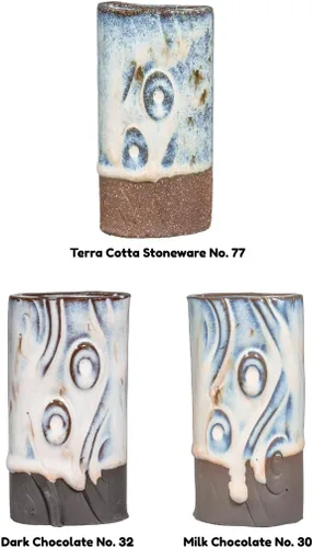 Miniatura 6 de AMACO Potter's Choice Flux PCF-74 River Birch Glossy Cream High Fire Glaze Pint, 16 oz (16.0 fl oz), Cono de fuego medio alto en capas 5-6 (PCF)