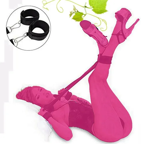 Miniatura 4 de Restricciones de cama, arnés de bonage sexual para cama de tamaño King para pareja, correas de amarre para cama Queen, correas de muñeca y tobillo