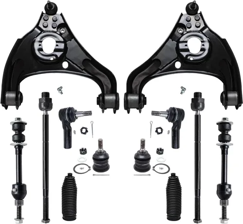 Miniatura 9 de Detroit Axle - Kit de extremo delantero para Ford 1998-2001 Explorer Mercury Mountaineer, 4 barras estabilizadoras delanteras y traseras, 2 brazos
