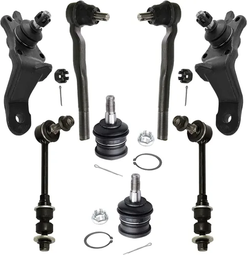 Miniatura 153 de Detroit Axle – Kit de suspensión delantera para Hyundai 2013-2018 Santa Fe 2 enlaces de barra de estabilizador 4 varillas de amarre interiores