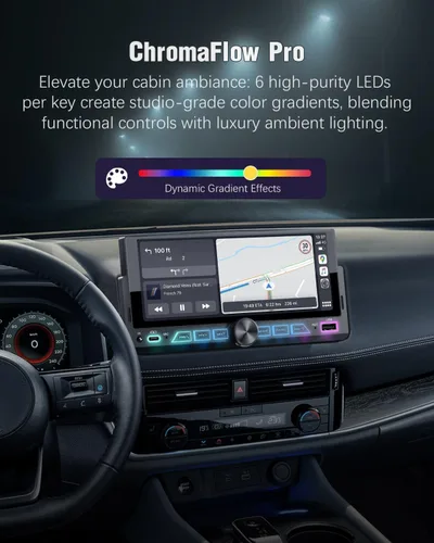 Miniatura 3 de 【SOOEMAKA】 Estéreo para automóvil de un solo DIN con Apple CarPlay inalámbrico Android Auto, radio con pantalla táctil IPS de 6.9 pulgadas con carga