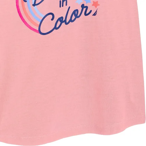 Miniatura 6 de Nautica Pantalones de pijama para niñas y conjuntos de camisa de dormir de manga corta 2 piezas de ropa de dormir superior e inferior para niñas