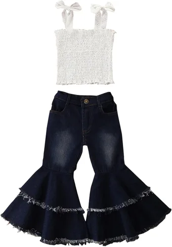 Miniatura 2 de TBUIALL Traje verde bebé niña ropa de bebé niña algodón orgánico niña 3 años regalos bebé niña trajes 0 3 niña de flores D