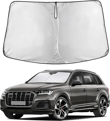 Miniatura 20 de EcoNour Parasol para parabrisas compatible con Hyundai Tucson 2016-2019 2020 2021, visera solar para parabrisas delantero y ventana, bloqueador