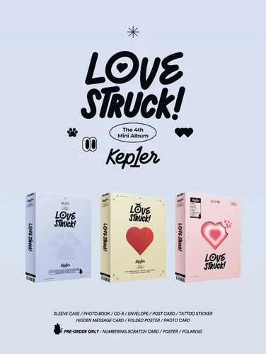 Miniatura 2 de KEP1ER LOVESTRUCK! The 4th Mini Album LOVE STRIKE Ver. K-POP SEALED