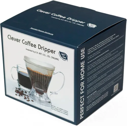 Miniatura 3 de Clever Gotero de Café y Filtros, Grande 18 oz, Diseño Clásico Original, Plástico Seguro Libre de BPA, cafetera de goteo, cafetera pour over, 100 Java