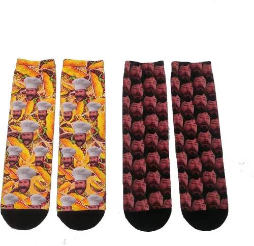 Miniatura 7 de Calcetines de cara de mascotas personalizados para hombres y mujeres con foto de amantes de las mascotas tamaño unisex para perro gato animales