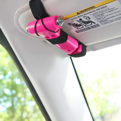 Miniatura 5 de Martillo de seguridad súper lindo, herramienta de martillo de escape automotriz de emergencia, cortador de cinturón de seguridad y herramienta