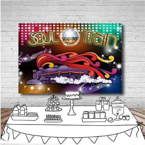 Miniatura 4 de Fondos de fotografía con temática de fiesta de baile de discoteca de los años 70 y 80, fondo de fotos de neón brillante de los años 70, accesorios