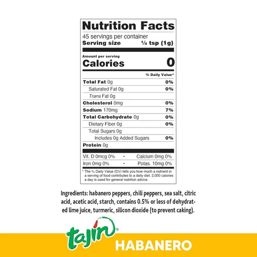 Miniatura 2 de Tajín Habanero Condimento 1.6 oz (paquete de 24)