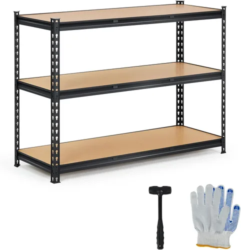 Miniatura 12 de Estantería de garaje resistente, estantes de almacenamiento ajustables de 5 niveles, 36 x 18 x 72 pulgadas, cargas de 3000 libras, estantería
