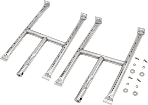 Miniatura 8 de Juego de tubos de quemador para plancha Blackstone de 22 pulgadas, juego de 2 tubos de acero inoxidable con tornillos