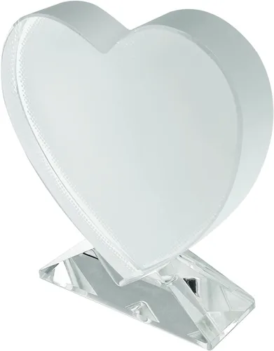 Miniatura 3 de Ismosm Paquete de dos placas de cristal para sublimación, marco de fotos, regalos de sublimación, decoración de mesa de cristal, espacios en blanco