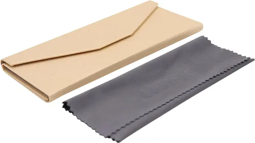 Miniatura 69 de Real Sic Funda para lentes de sol para hombres y mujeres, soporte magnético plegable para lentes de sol, inspirado en el color sólido