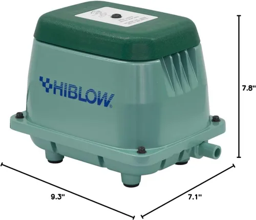 Miniatura 3 de HIBLOW Aireador de estanque HP-60/Bomba de aire lineal séptica