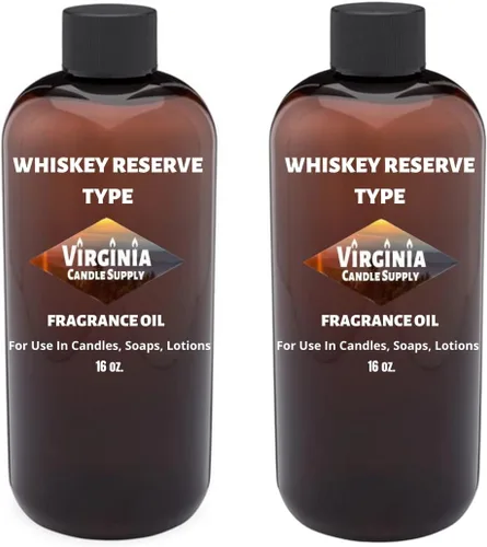 Aceite aromático tipo reserva de whisky (nuestra versión del nombre de la marca) (botella de 32 onzas) para hacer velas, hacer jabón, hacer tarras,