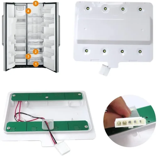 Miniatura 3 de Módulo de luz LED para refrigerador W11043011 W10866538 EAP12070396 4533926 para Whirlpool WRF555SDFZ03 WRF555SDFZ04 WRF555SDFZ05 WRF555SDFZ07 WRX7