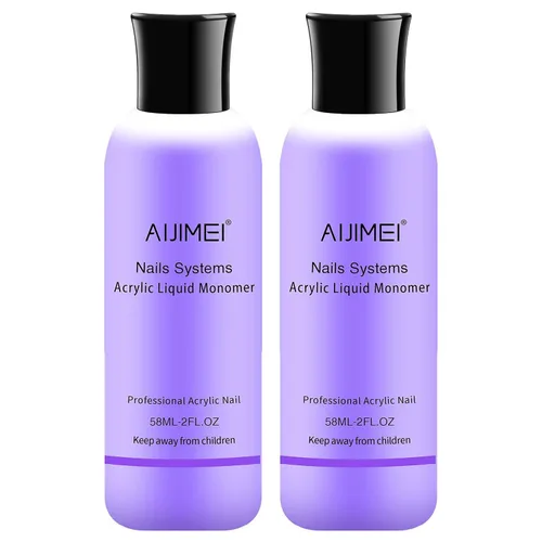 Miniatura 9 de Monómero líquido acrílico para sistema de uñas, 4.1 fl oz/4fl.oz para aplicación de polvo acrílico, monómero acrílico para uñas acrílicas