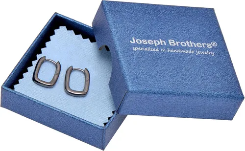 Miniatura 20 de Joseph Brothers Tiny Hoop Sterling Silver Huggie Earrings for Women