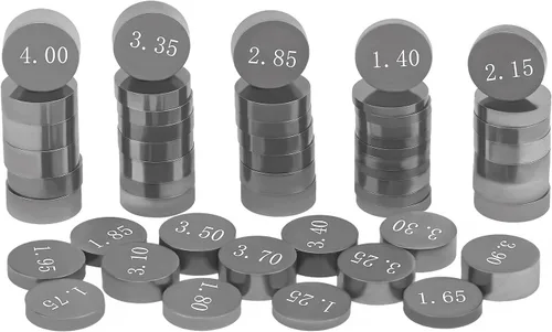 Miniatura 2 de AHL Kit de cuña de válvula ajustable 0.373 in diámetro exterior 0.047 in-0.157 in de grosor para Suzuki LT-Z400 QuadSport Z 2003-2012 LT-R450