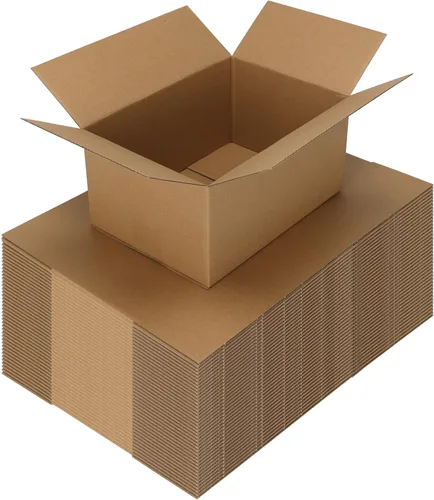 Miniatura 10 de CRUGLA Paquete de 40 cajas de envío de 8 x 6 x 4, cajas de cartón para pequeñas empresas, caja de correo corrugada a granel para embalaje