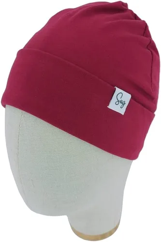 Miniatura 232 de Gorro de punto para recién nacido, para niños y niñas, con forro de satén sedoso, gorro para niños pequeños