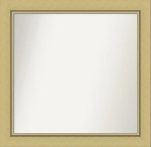 Miniatura 103 de Amanti Art Landon Gold Espejo de baño, espejo de pared o espejo de tocador de baño sobre el fregadero (26.25 x 26.25 pulgadas) Espejo no biselado