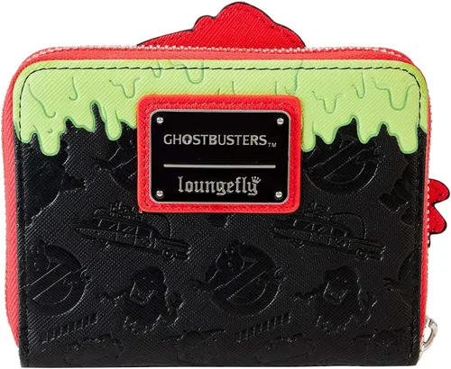 Miniatura 3 de Loungefly Cartera con cremallera y logotipo de los Cazafantasmas, Negro -, Cartera