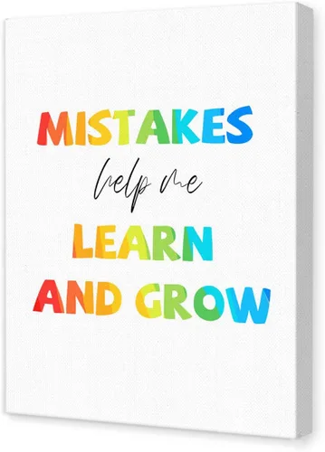 Miniatura 8 de JANLAN Dream Believe Achieve Wall Decor,Inspirational Positive Quotes Canvas Wall Art for Kids Room Classroom Nursery Playroom 11x15 Inch