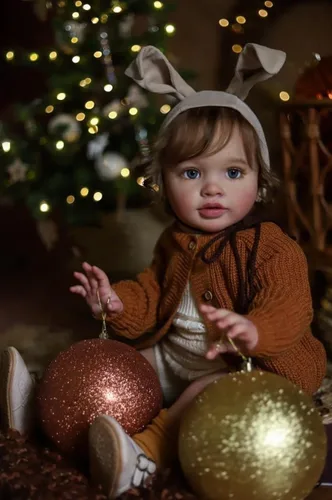 Miniatura 3 de Angelbaby Muñecas Reborn de aspecto real de 26 pulgadas, muñeca de bebé realista de silicona suave con peso para niña recién nacida, adorable niña