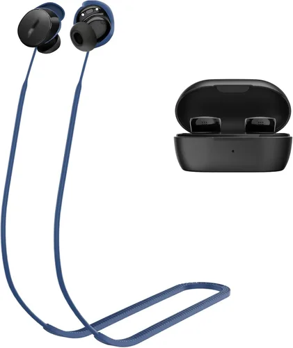 Miniatura 10 de PUCGUE Correa Anti-Pérdida Compatible con Bose New QuietComfort Earbuds 2024, Cordón Deportivo de Silicona para Bose New QC Earbuds Negro