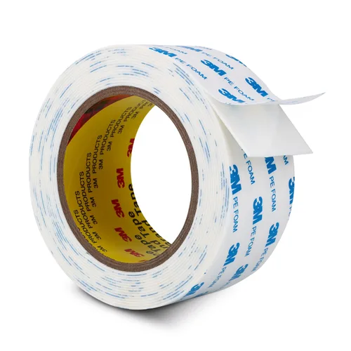 Miniatura 16 de 3M Cinta de Doble Cara 0.39"×16.5 pies, Cinta de Pared de Doble Cara sin Daño, Cinta de Montaje de Espuma de PE Resistente Extraíble Impermeable
