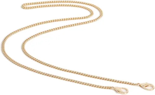 Miniatura 19 de Yichain Mini Nice - Correa de cadena de repuesto para bolso cruzado, correa de hombro, accesorios (oro amarillo, 48 pulgadas)