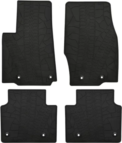 Miniatura 9 de Alfombrillas de coche personalizadas para Jeep Grand Cherokee L 7 plazas 2021 2022 2023 2024 2025 Juego de forros de piso de goma para todo clima