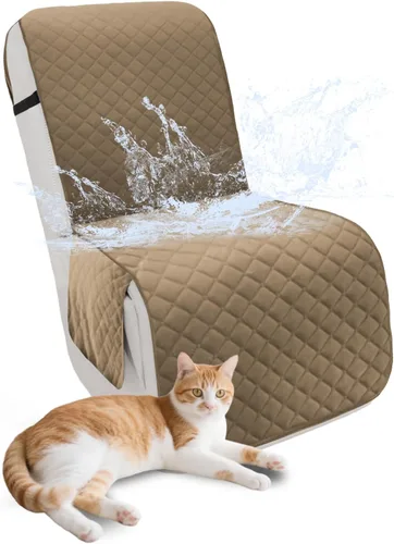 Miniatura 23 de Fundas para sofá modular reclinable, de terciopelo en forma de L, funda de consola central para perros y mascotas, lavable antideslizante, 1 funda