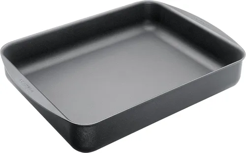 Scanpan Asador antiadherente clásico de 3.25 cuartos de galón (13.5 pulgadas x 8.75 pulgadas), compatible con estufas de gas y eléctricas, apto para