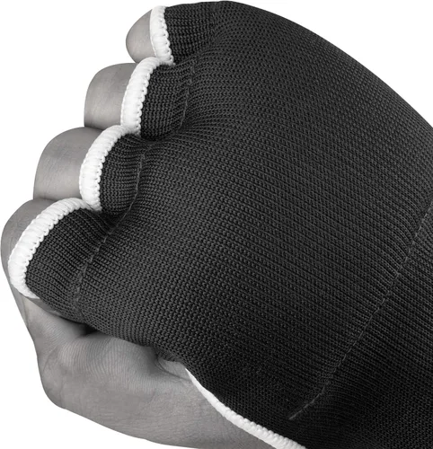 Miniatura 4 de FISTRAGE Guantes interiores de boxeo para puñetazos, vendajes acolchados elásticos debajo de las manoplas, soporte de muñeca largo y rápido