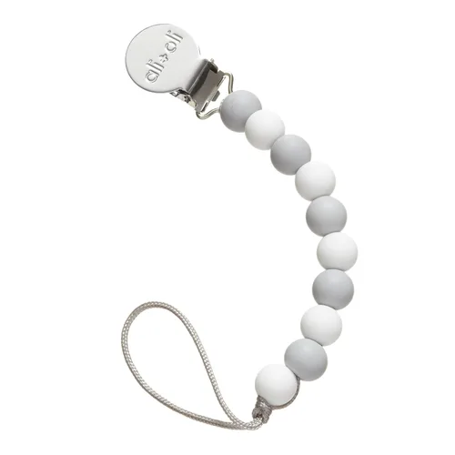 Miniatura 6 de Ali+Oli Clip de silicona para chupete para bebé (toda madera) 100% de grado alimenticio sin BPA para recién nacido, clip para bebé niño o niña
