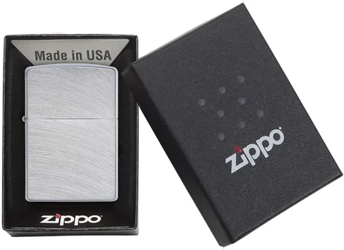 Miniatura 5 de Zippo Encendedor - Encendedor personalizado cromado a prueba de viento personalizado mensaje grabado (arco de cromo cepillado) #24647