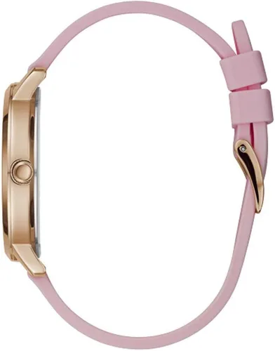 Miniatura 5 de Guess Nova - Reloj analógico de cuarzo para mujer con pulsera de silicona W1210L3 Rosa Reloj de cuarzo