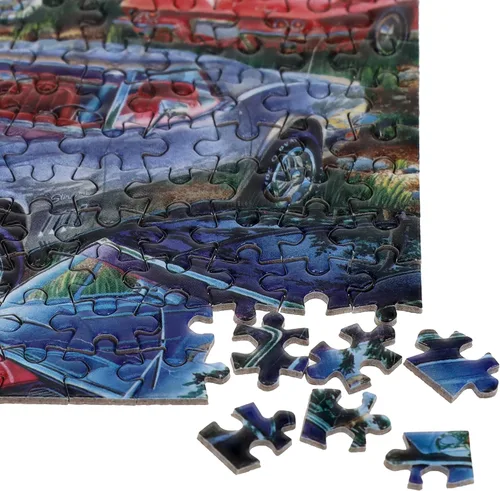 Miniatura 3 de TDC Games Corvette Dreams - Rompecabezas más pequeño del mundo, mini rompecabezas, pequeño rompecabezas de arte de viaje desafiante para adultos