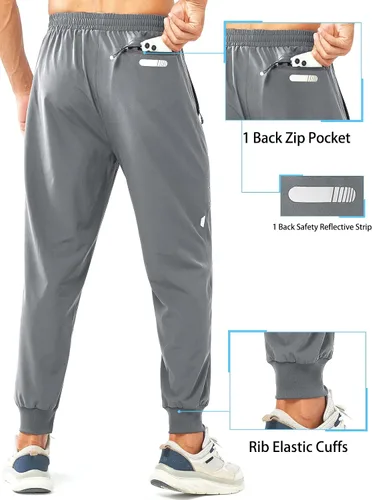 Miniatura 2 de NORTHYARD Pantalones deportivos para correr para hombre, ligeros, de secado rápido, para gimnasio, deportes activos, entrenamiento en pista
